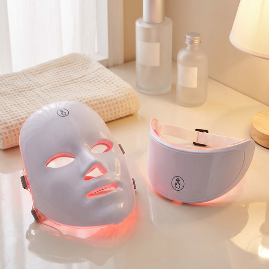 Lumeri LED set – maska na obličej a maska na krk